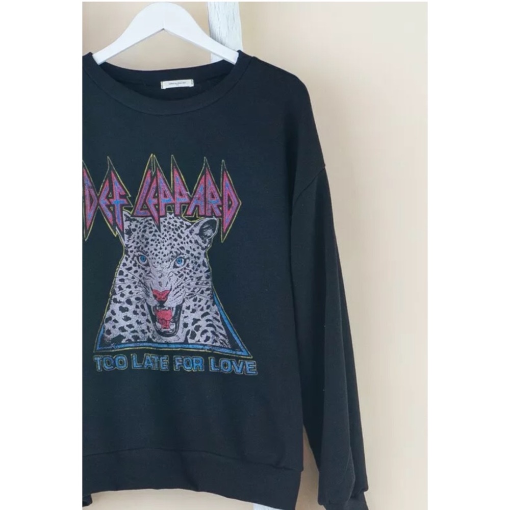 Def Leppard Tiger Too Late For Love Sweatshirt - Picture 6 of 10